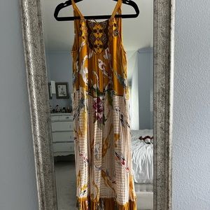 Anthropologie Bohemian Maxi Dress